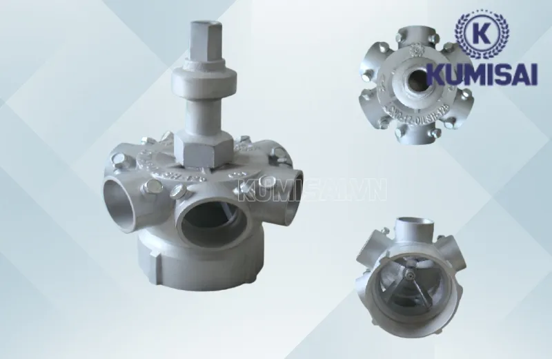 Đầu phun DN 168 được làm từ hợp kim nhôm chống han gỉ, hao mòn tốt