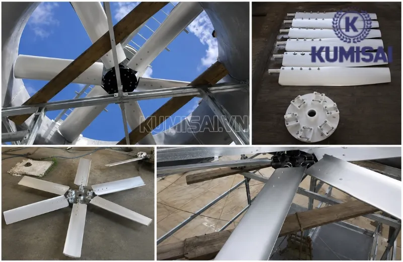 Thiết kế cánh quạt D4800mm