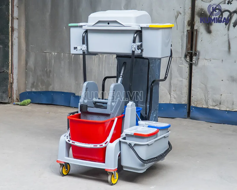 Các bộ phận chính tạo nên xe làm vệ sinh KMS AF08196A Các bộ phận chính tạo nên xe làm vệ sinh KMS AF08196A