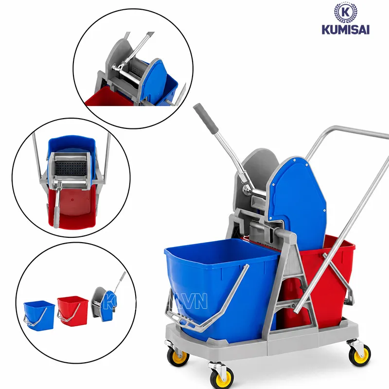 Cấu tạo cơ bản của xe dọn vệ sinh Kumisai B045