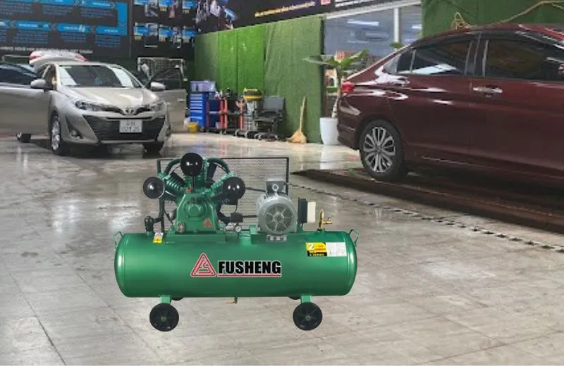 Fusheng TA120(15HP) được dùng trong môi trường yêu cầu nguồn khí nén lớn
