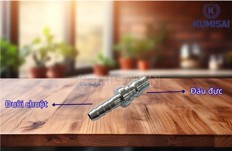 Các chi tiết cấu thành cút nối nhanh đầu đực đuôi chuột Các chi tiết cấu thành cút nối nhanh đầu đực đuôi chuột