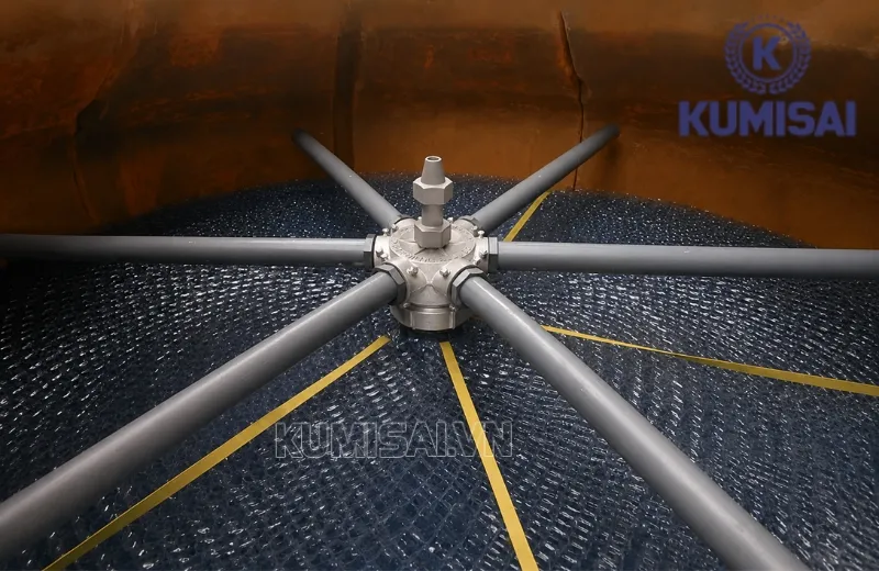 Kiểm tra và siết chặt đầu phun DN 200 Kiểm tra và siết chặt đầu phun DN 200