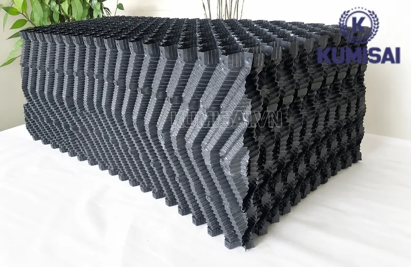 Màng giải nhiệt KMS-05 làm từ nhựa PVC/PP cao cấp Màng giải nhiệt KMS-05 làm từ nhựa PVC/PP cao cấp
