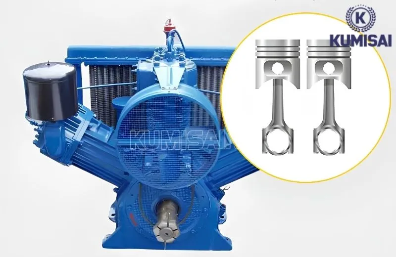 Nguyên lý vận hành của đầu nén dựa trên chuyển động của piston Nguyên lý vận hành của đầu nén dựa trên chuyển động của piston