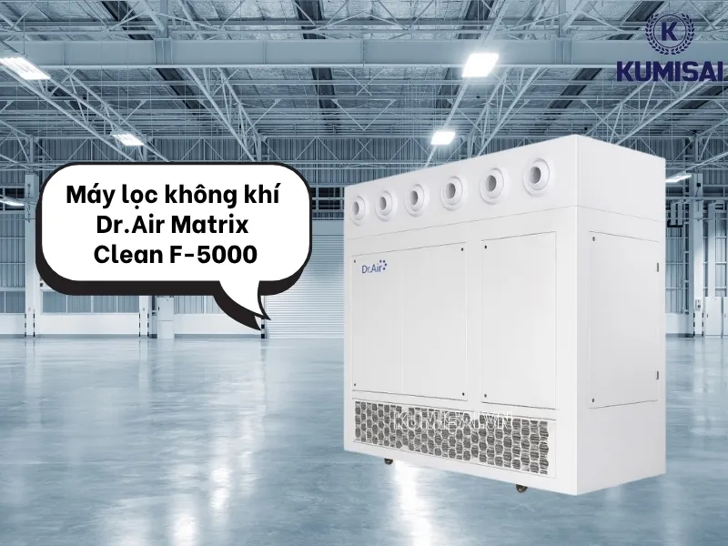 Máy lọc không khí hiệu suất cao cho nhà xưởng Dr.Air Matrix Clean F-5000