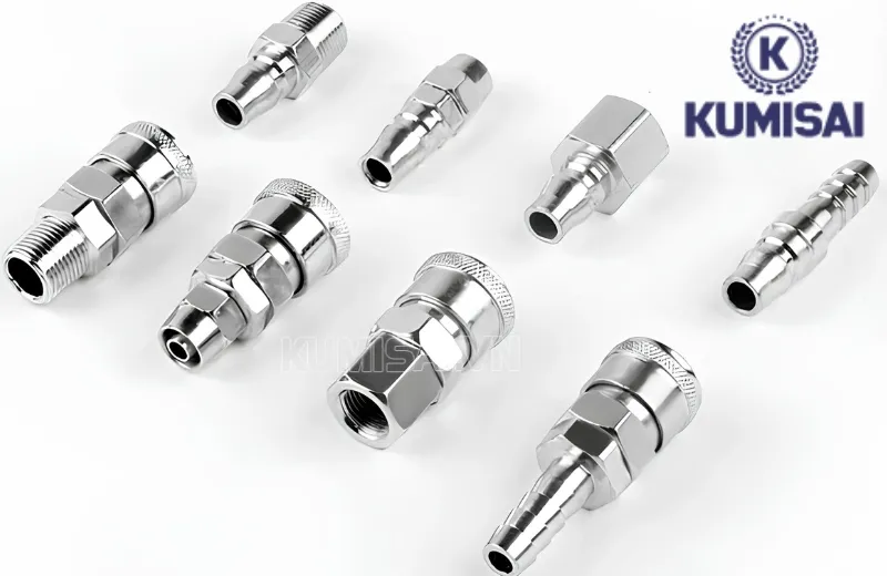 Cấu tạo chi tiết đầu nối hơi máy nén khí Cấu tạo chi tiết đầu nối hơi máy nén khí