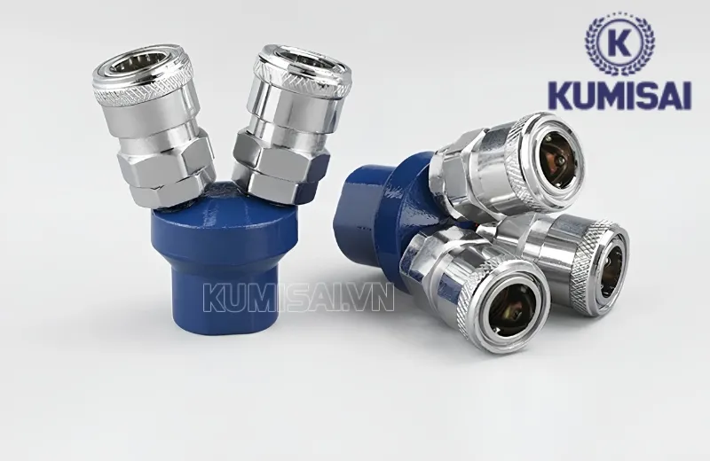 Sử dụng đầu nối hơi giúp ngăn chặn tình trạng rò rỉ khí nén Sử dụng đầu nối hơi giúp ngăn chặn tình trạng rò rỉ khí nén