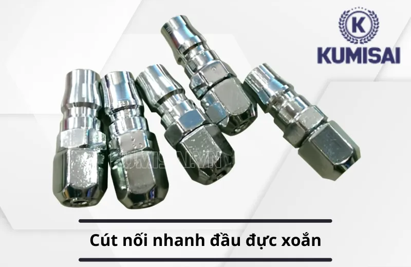 Cút nối nhanh đầu đực xoắn Cút nối nhanh đầu đực xoắn
