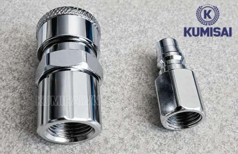 Cút nối nhanh đầu đực xoắn tương thích với nhiều thiết bị, máy móc khác nhau Cút nối nhanh đầu đực xoắn tương thích với nhiều thiết bị, máy móc khác nhau