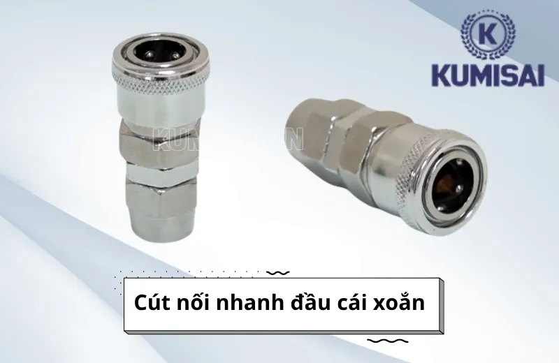 Cút nối nhanh đầu cái xoắn Cút nối nhanh đầu cái xoắn