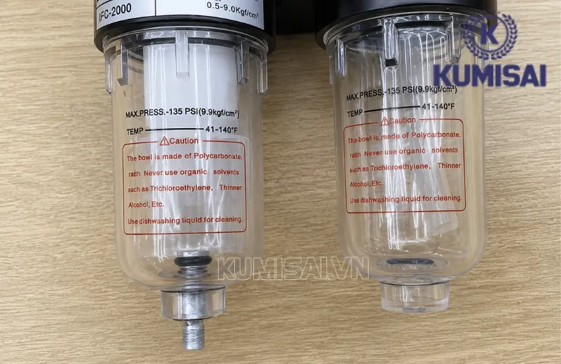 Bộ lọc Airtac loại bỏ hơi nước và tạp chất nhanh chóng