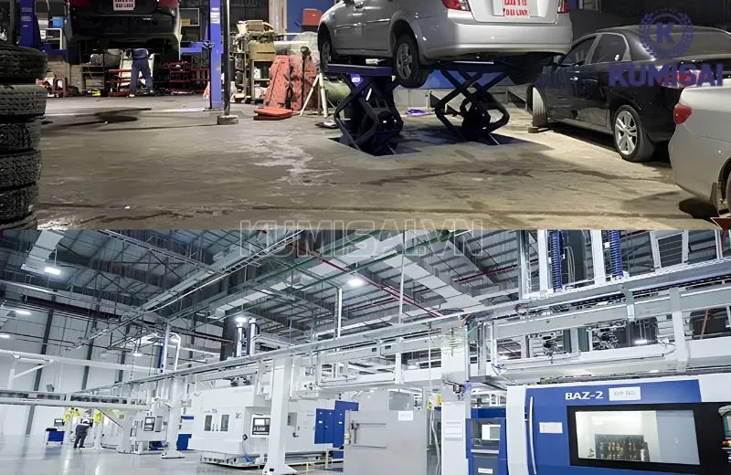 Các công việc cần dùng đến thiết bị