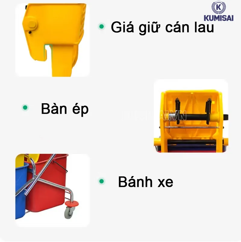 Cấu trúc xe làm vệ sinh Kumisai AF08071 Cấu trúc xe làm vệ sinh Kumisai AF08071