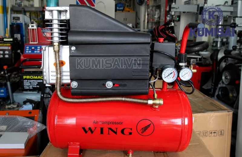 Cách sử dụng máy nén khí Wing TM-0.1/8-9L khá đơn giản Cách sử dụng máy nén khí Wing TM-0.1/8-9L khá đơn giản