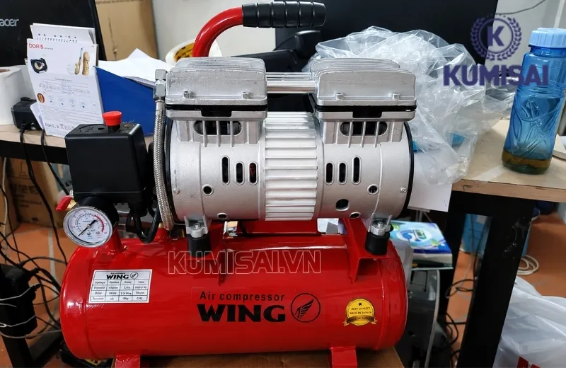 Máy nén khí Wing TW-OF550-9L vận hành êm ái Máy nén khí Wing TW-OF550-9L vận hành êm ái