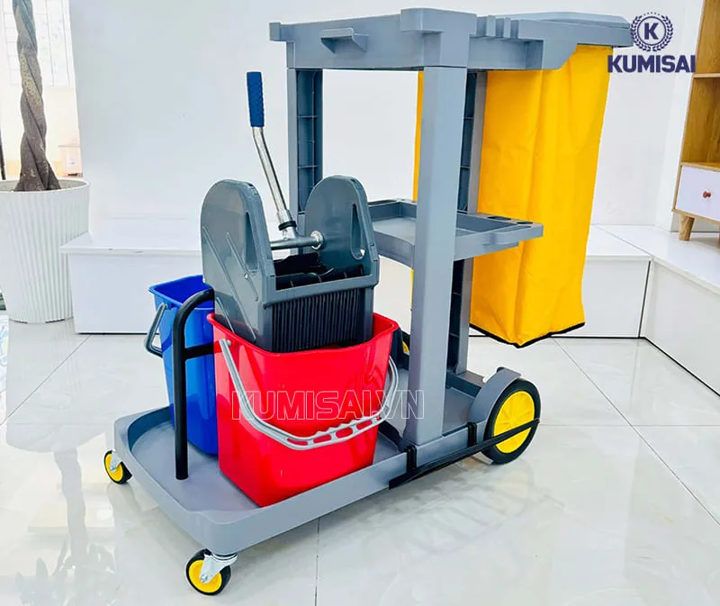 Xe đẩy vệ sinh HiClean HC170D đa năng