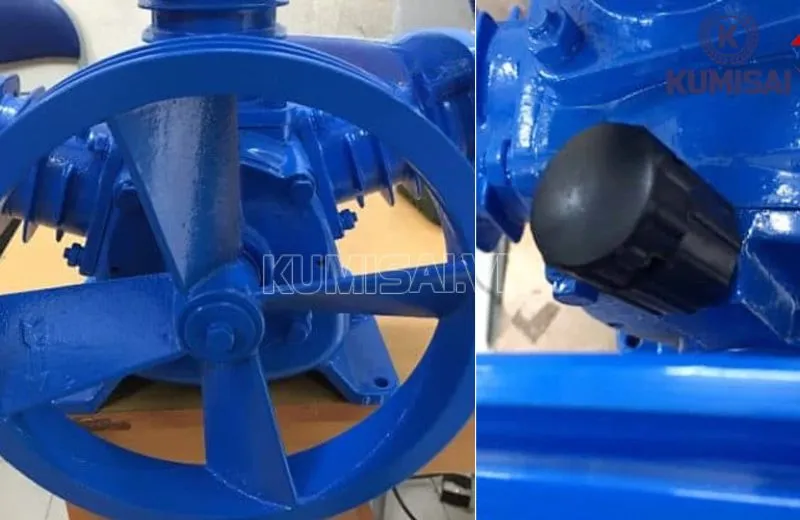 Các chi tiết trên đầu nén được gia công chính xác