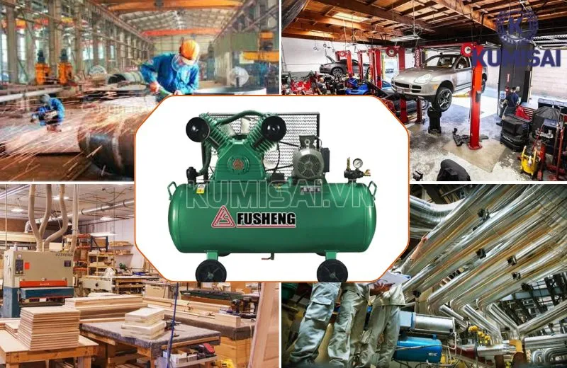 Một số môi trường ứng dụng máy nén khí Fusheng D-3F Một số môi trường ứng dụng máy nén khí Fusheng D-3F