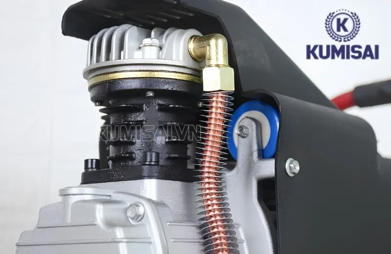 Máy nén Wing TM-0.1/8-25L sở hữu thiết kế đầu liền Máy nén Wing TM-0.1/8-25L sở hữu thiết kế đầu liền