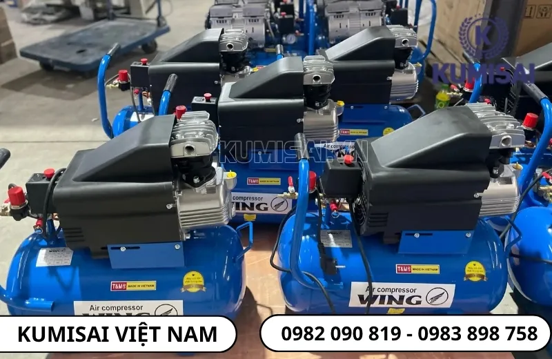 Kumisai Việt Nam phân phối chính hãng máy nén khí Wing TM-0.1/8-25L Kumisai Việt Nam phân phối chính hãng máy nén khí Wing TM-0.1/8-25L