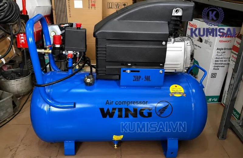 Wing TM-0.1/8-50L làm việc với áp lực 8bar Wing TM-0.1/8-50L làm việc với áp lực 8bar