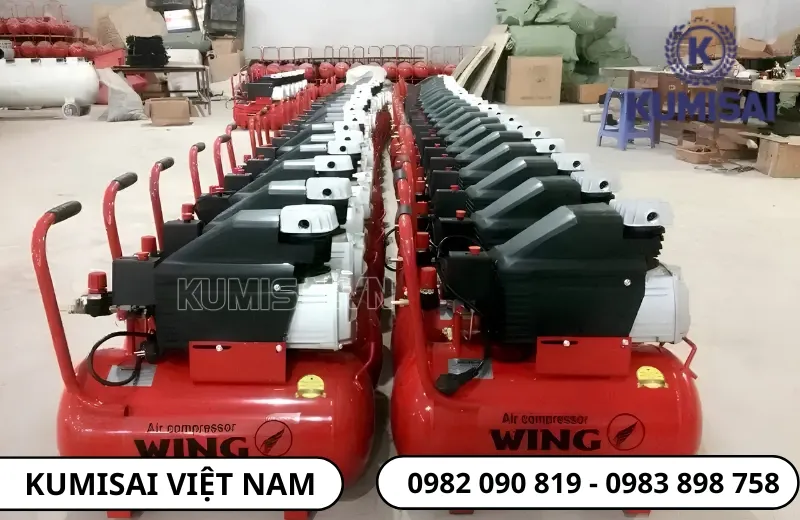 Kumisai cung cấp máy nén khí Wing TM-0.1/8-50L chính hãng, giá rẻ, đủ bảo hành Kumisai cung cấp máy nén khí Wing TM-0.1/8-50L chính hãng, giá rẻ, đủ bảo hành