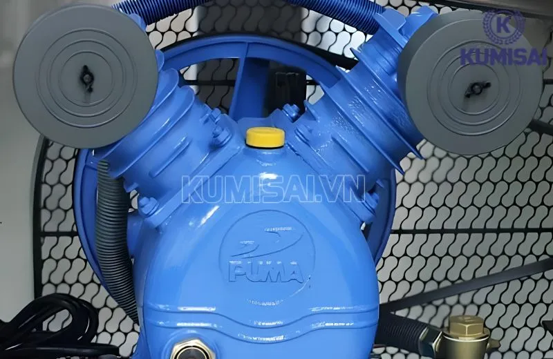 2 xi lanh đầu nén được thiết kế đồng bộ