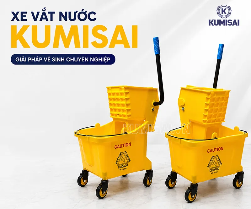 Xe vắt nước Kumisai - Trợ thủ đắc lực cho công tác vệ sinh! Xe vắt nước Kumisai - Trợ thủ đắc lực cho công tác vệ sinh!