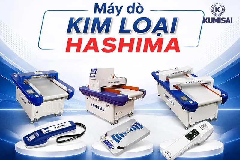 Máy dò kim loại Hashima “cực nhạy” cho ngành dệt
