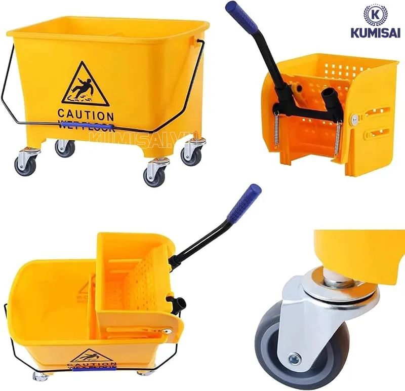 Cấu tạo cơ bản của loại xe đẩy vệ sinh 1 tầng