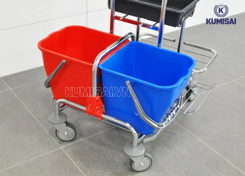 Mua xe đẩy 2 xô phù hợp với nhu cầu công việc