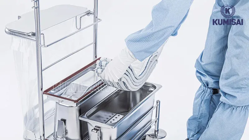 Tiêu chuẩn GMP đối với xe đẩy vệ sinh phòng sạch
