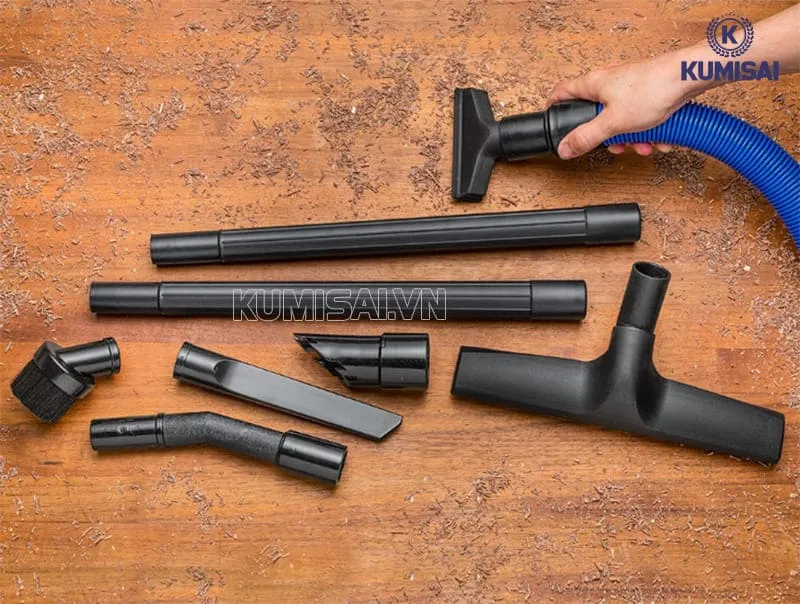 Chú ý đầu hút và phụ kiện máy hút bụi đi kèm Chú ý đầu hút và phụ kiện máy hút bụi đi kèm