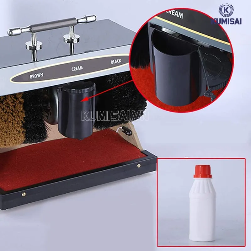 Chọn máy có dung tích hộp đựng xi phù hợp
