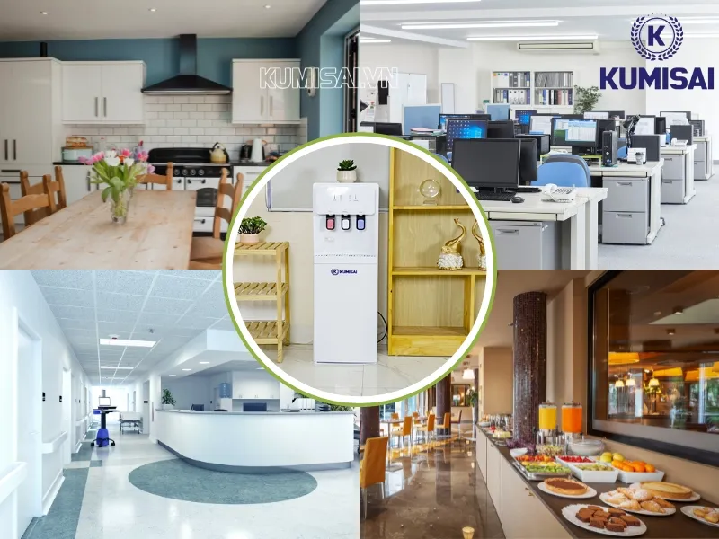 Những địa điểm thường xử dụng cây nước Kumisai KMS X6 Những địa điểm thường xử dụng cây nước Kumisai KMS X6