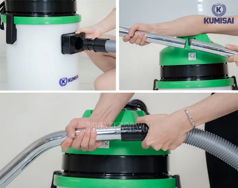 Lắp đặt máy hút bụi công nghiệp