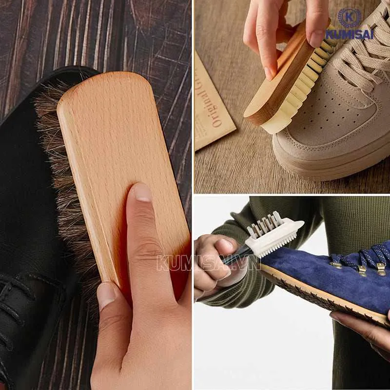 Cách chọn bàn chải đánh giày theo chất liệu giày Cách chọn bàn chải đánh giày theo chất liệu giày