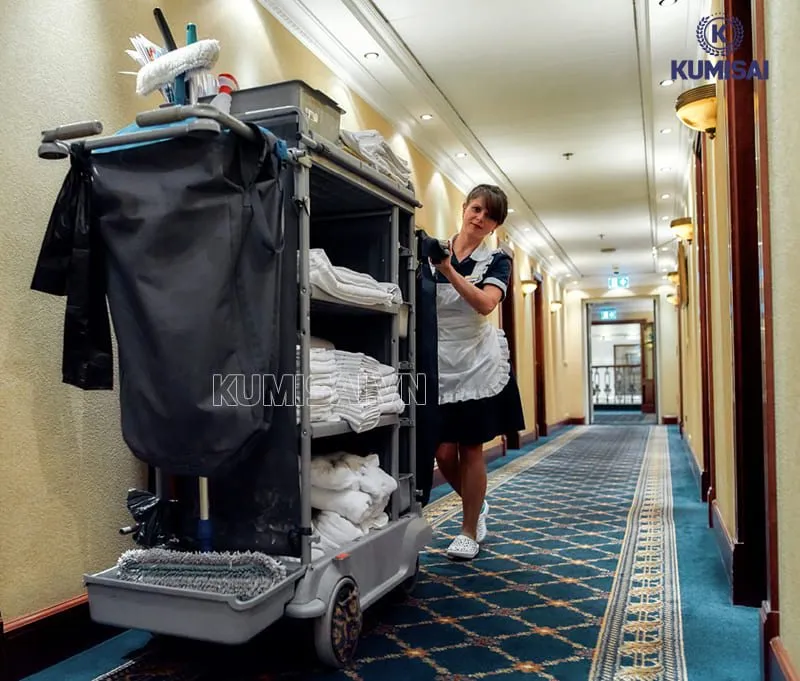 Kỹ thuật di chuyển xe housekeeping trong khách sạn Kỹ thuật di chuyển xe housekeeping trong khách sạn