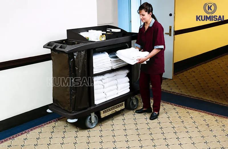 Xe dọn buồng phòng hay còn gọi là Housekeeping Trolley Xe dọn buồng phòng hay còn gọi là Housekeeping Trolley