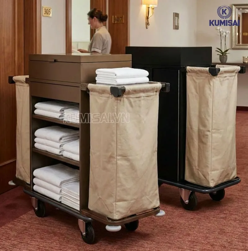 Định mức xe đẩy cho bộ phận buồng phòng Định mức xe đẩy cho bộ phận buồng phòng