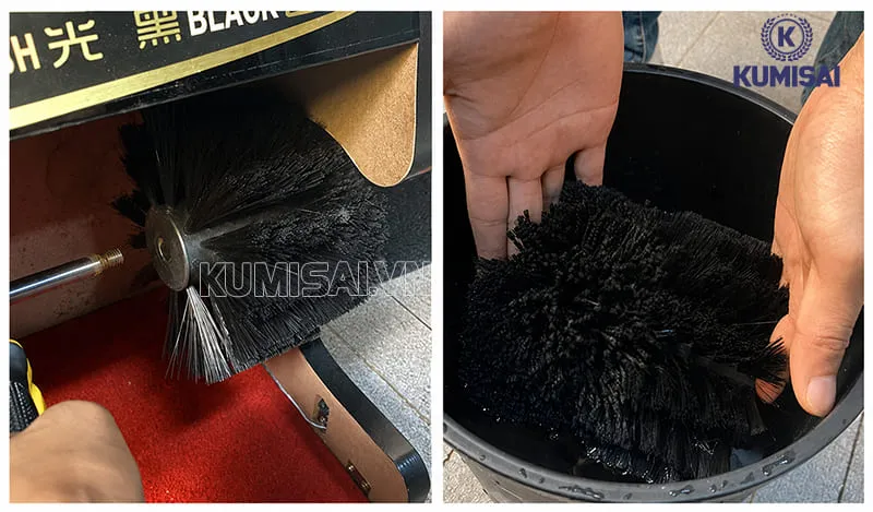 Vệ sinh hệ thống chổi của QM SP2 Vệ sinh hệ thống chổi của QM SP2