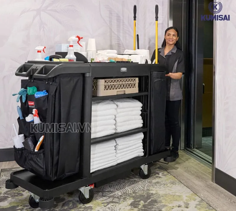 Loại xe đẩy buồng phòng khách sạn Loại xe đẩy buồng phòng khách sạn