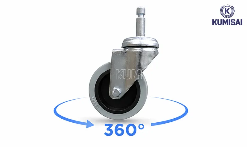 Bánh xe xoay 360°, linh hoạt trong mọi không gian