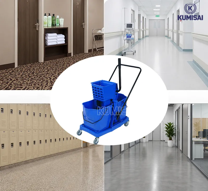 Xe dọn vệ sinh AF08073 phù hợp với nhiều môi trường vệ sinh khác nhau