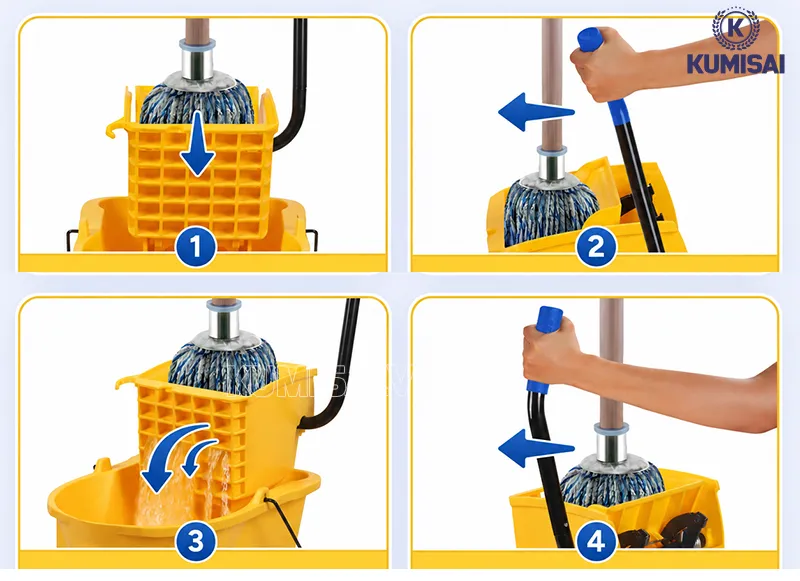 Cách sử dụng bộ vắt ép nước