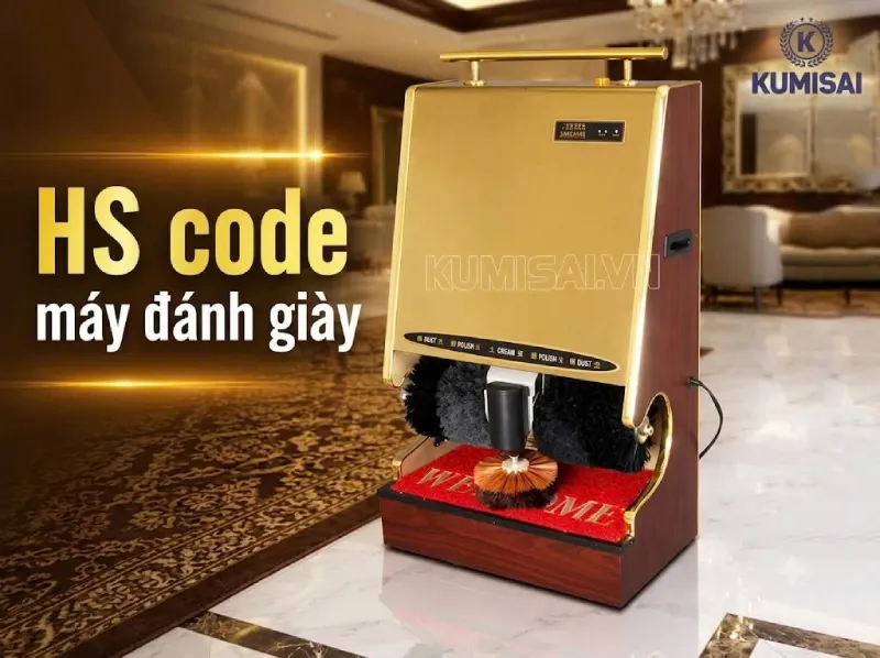 HS Code máy đánh giày là bao nhiêu? Cách tra cứu và thủ tục nhập khẩu