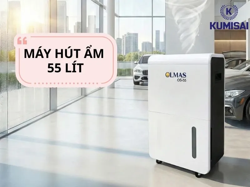 Máy hút ẩm 55L: Giải pháp chống nồm toàn diện, giá tốt 2026