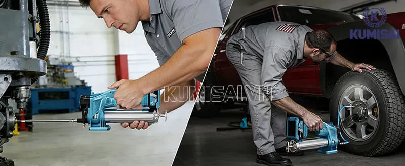 Nhược điểm của súng bơm mỡ bò bằng pin