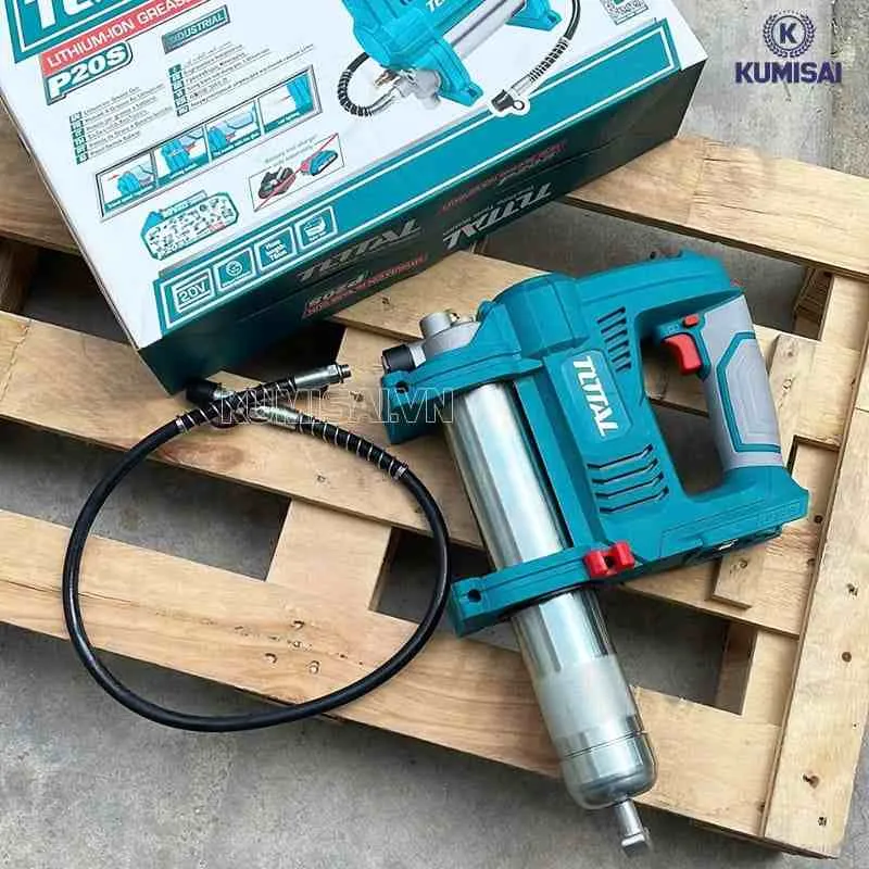 Dòng máy bơm mỡ pin Total